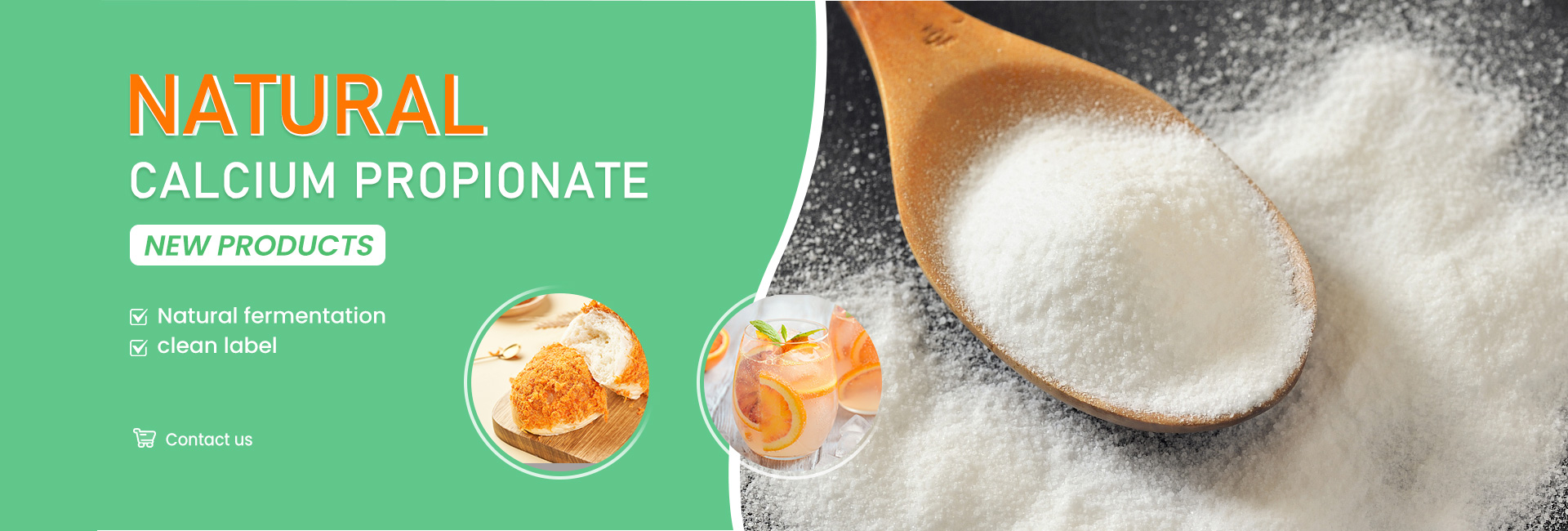 propionato de c&aacute;lcio natural