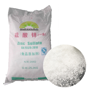 Sulfato de zinco.