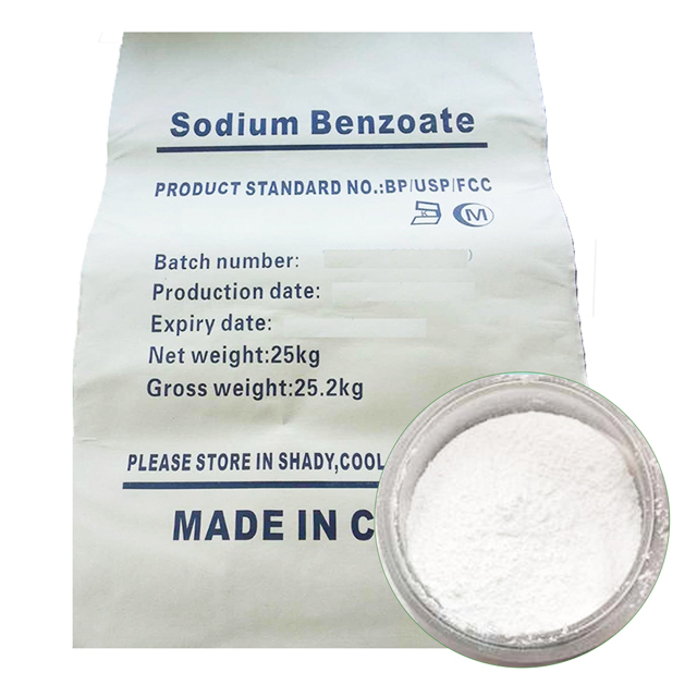 Produtos de benzoato de sódio usp antioxidante para fornecedor de picles em cosméticos