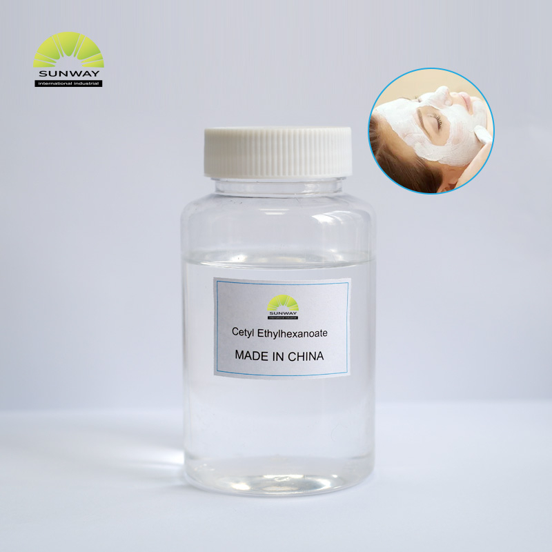 Óleo sintético de grau cosmético, cetil etilhexanoato, para detergente de roupa.