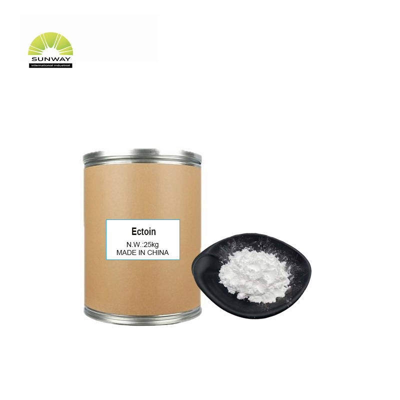 Fabricante chinês fornece ectoína de grau cosmético (CAS 96702-03-3) para cuidados com a pele, proporcionando uma pele macia.