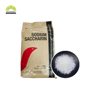 SUNWAY Fabricante Spot Supply Sacarina de sódio 8-12 malha granular de qualidade alimentar adoçante de sacarina de sódio em pó