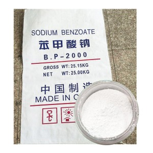 Uso de benzoato de sódio sorbato de potássio c7h5nao2 preço em pó seguro como conservante em produtos alimentícios em suco