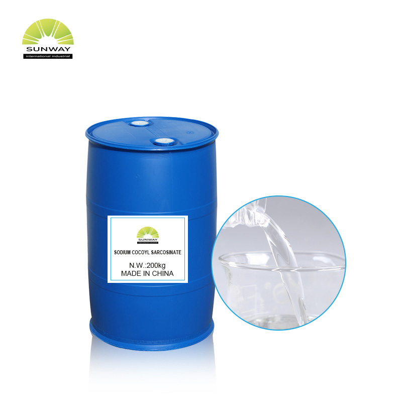 Surfactante de aminoácido 99% cocoil sarcosinato de sódio CAS 61791-59-1 com preço de fábrica