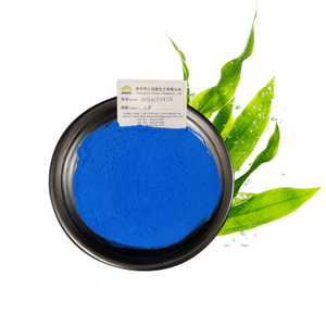 Pigmento de cor azul natural grau alimentício espirulina E18 ficocianina em pó