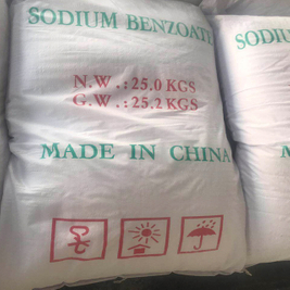 Grau alimentício Benzoato de sódio Benzoato de sódio em pó 532-32-1 CAS 532-32-1