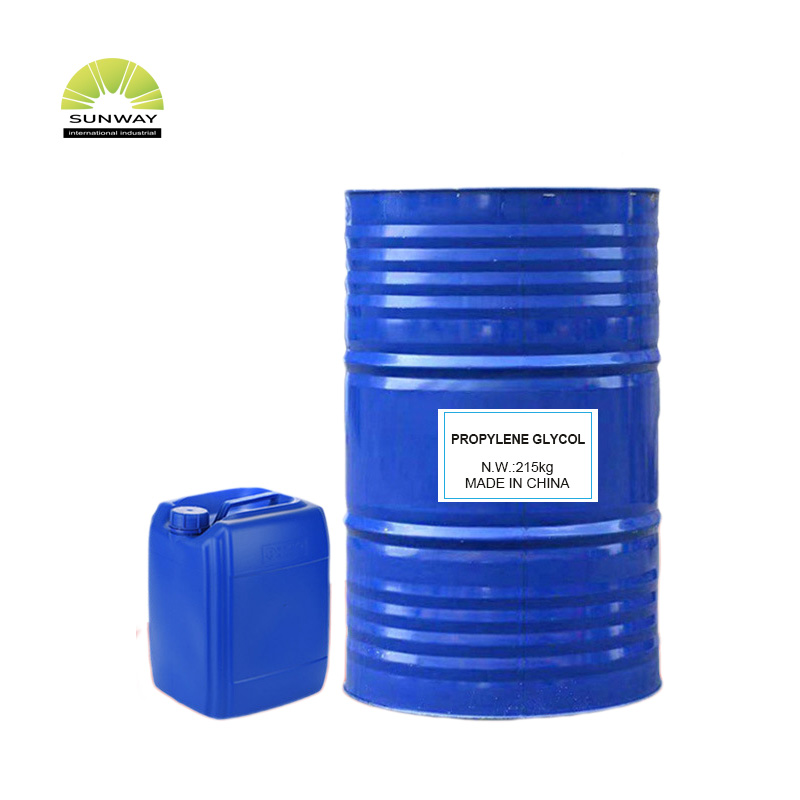 Poliol umectante de grau industrial, 215 kg/tambor, propilenoglicol para sabão.