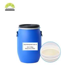 Fornecimento de fábrica de solventes e matérias-primas para detergentes: óleo de rícino hidrogenado PEG-40