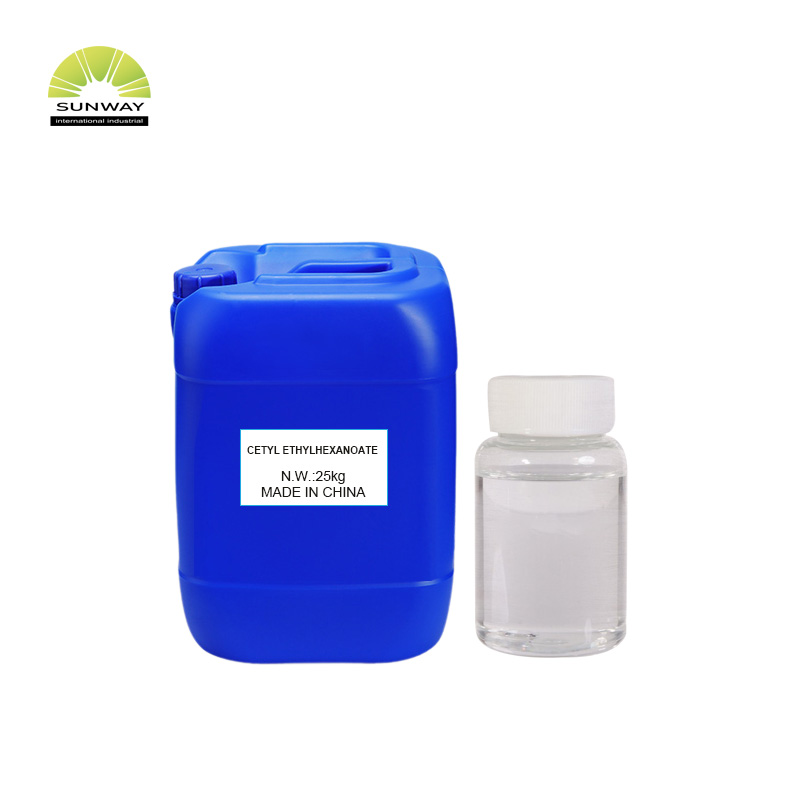 Óleo sintético de grau cosmético, cetil etilhexanoato, para detergente de roupa.
