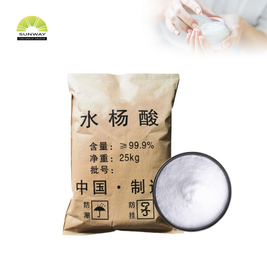 Ácido salicílico puro CAS 69-72-7 do produto químico 99% químico diário dos produtos químicos da categoria industrial