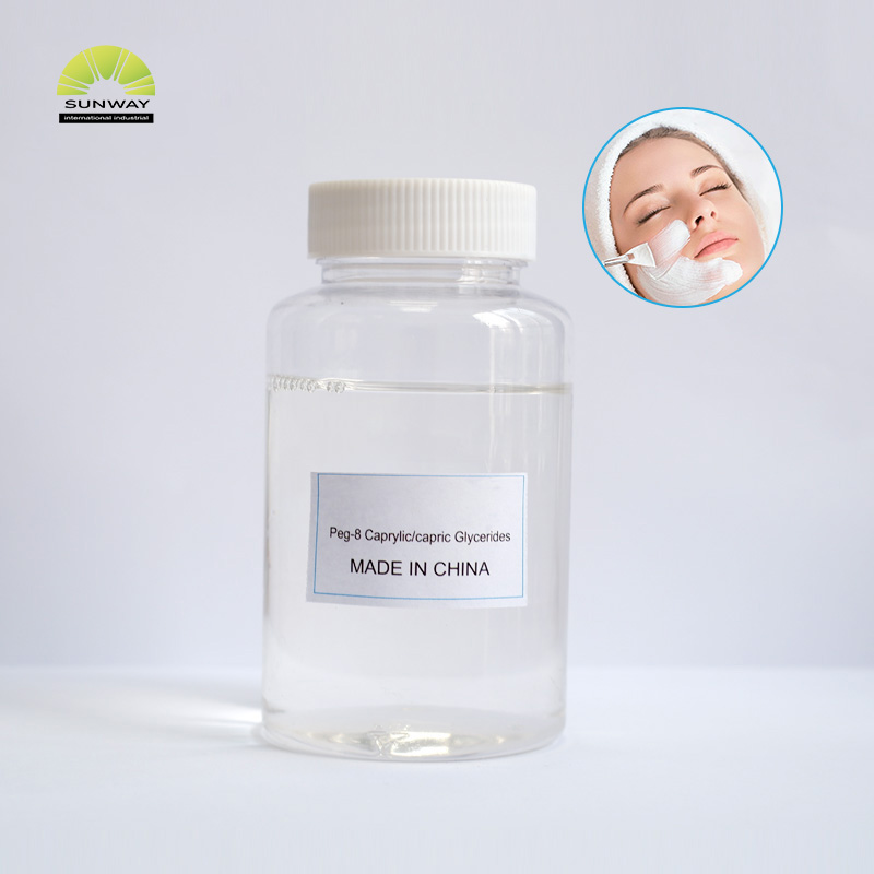 Fornecimento diário de matéria-prima química da fábrica: PEG-8 Caprílico/Cáprico Glicerídeos