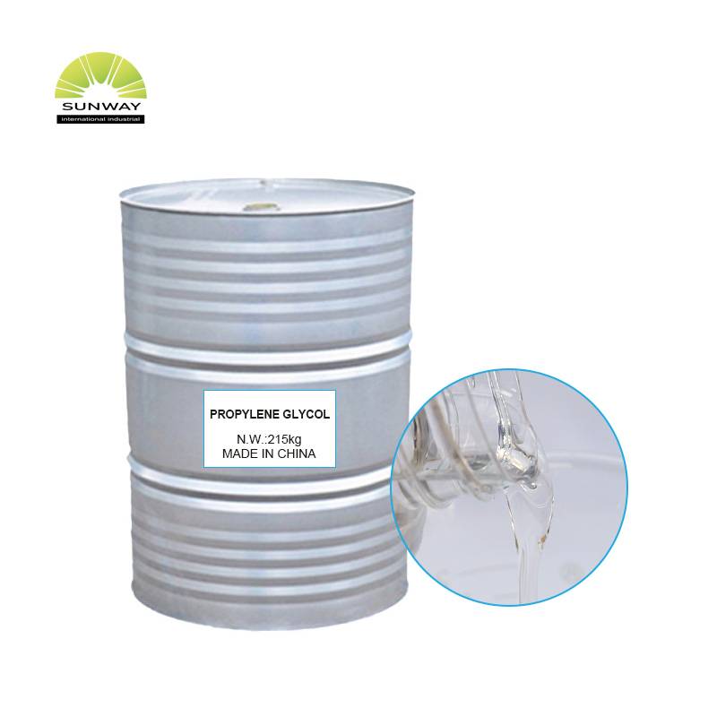 Poliol umectante de grau industrial, 215 kg/tambor, propilenoglicol para sabão.