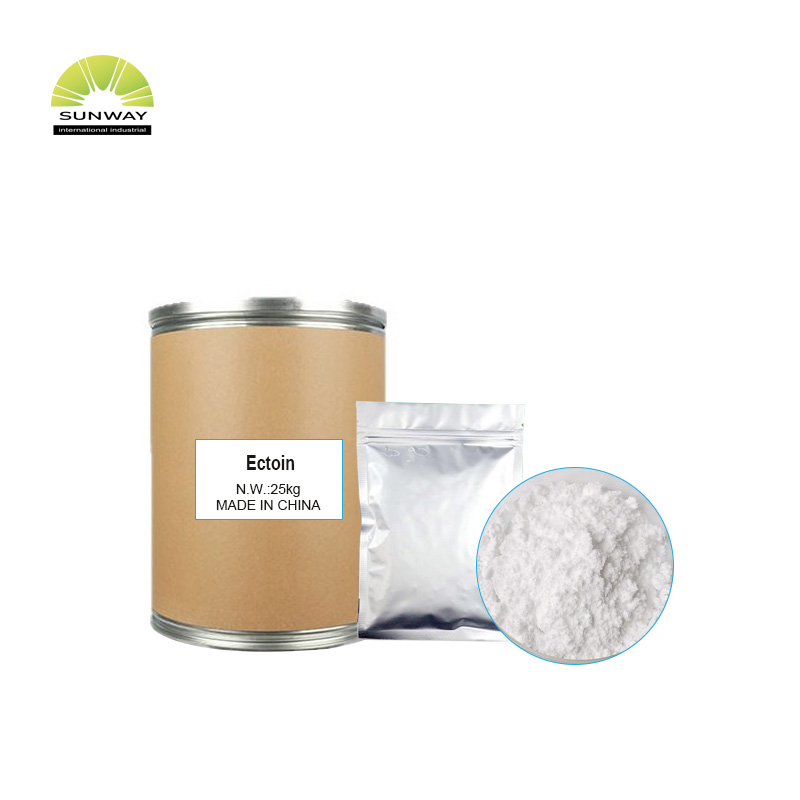 Fabricante chinês fornece ectoína de grau cosmético (CAS 96702-03-3) para cuidados com a pele, proporcionando uma pele macia.