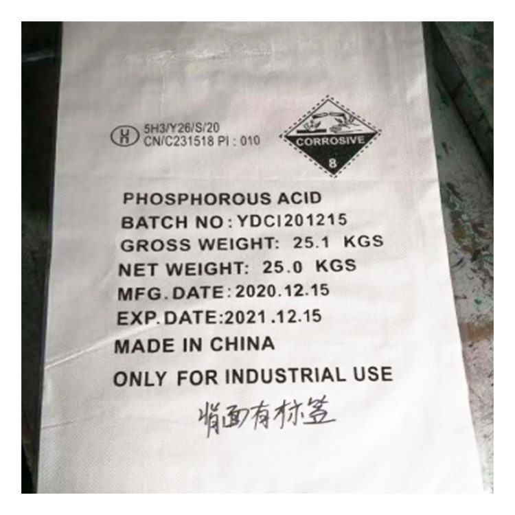 Ácido Fósforo H3PO3 Ácido 98,5% CAS 7664-38-2 Grau Industrial
