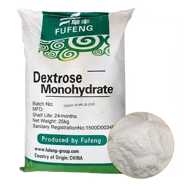 CAS 5996-10-1 Grau Alimentício Dextrose Monohidratado em Pó 99,9% Adoçantes Glicose Melhor Preço