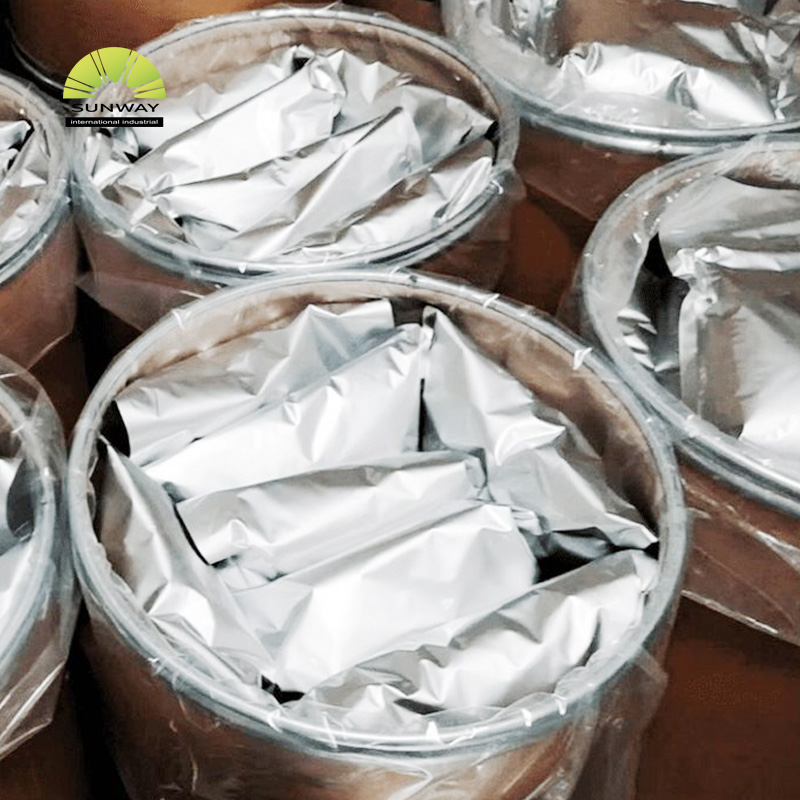 Pó cristalino esbranquiçado de hidroxiacetofenona, conservante de grau cosmético com 99% de pureza, para detergente de roupa.