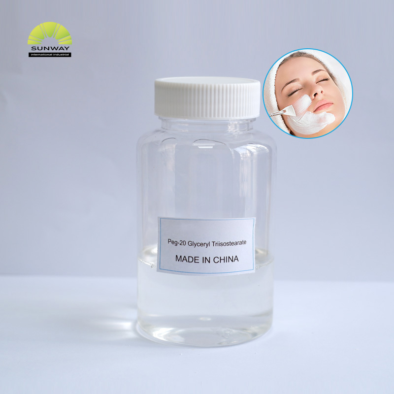 Matérias-primas para detergente de roupa: óleos sintéticos, trietilhexanoína para cosméticos.