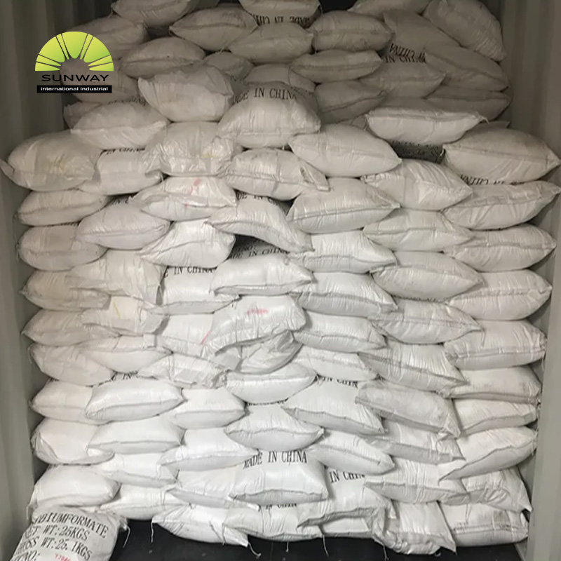 Formiato de sódio de grau industrial com 98% de pureza.